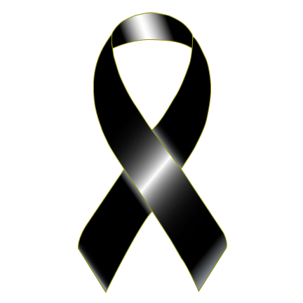 Black Ribbon Logo - black ribbon