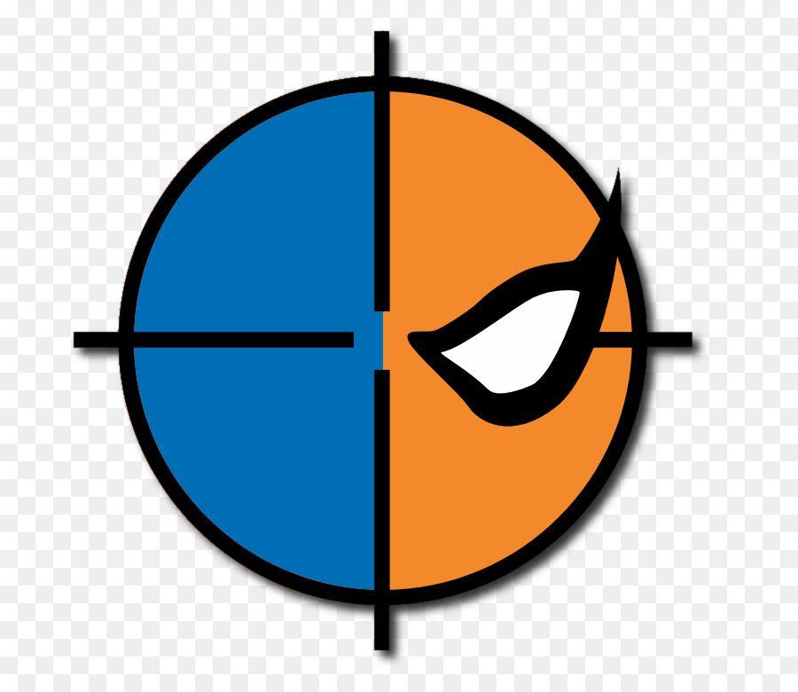 Orange Deadpool Logo - Deathstroke Red Hood Deadpool Logo png download