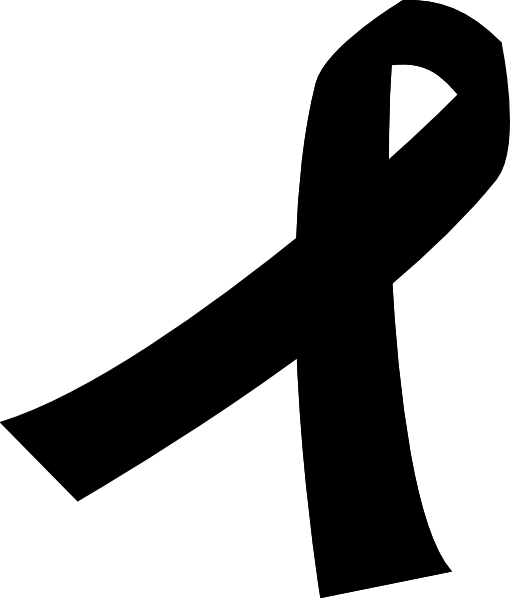 Black Ribbon Logo - Logo ribbon graphic library png - RR collections