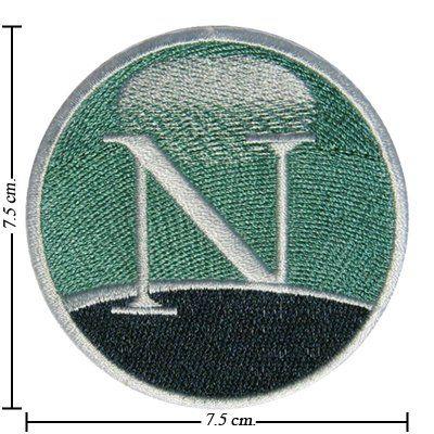 Netscape Browser Logo - Netscape Navigator Web Browser Logo Embroidered iron on patches ...