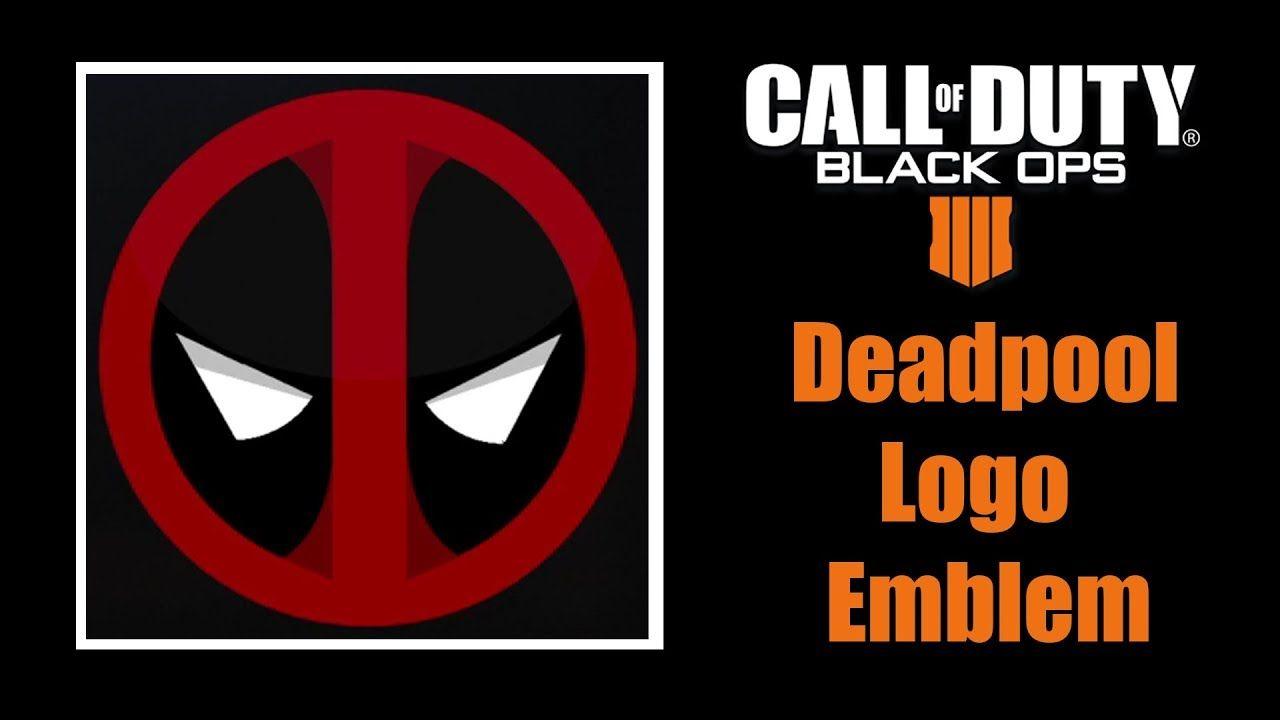 Orange Deadpool Logo - Call of Duty Black Ops 4 Deadpool logo Emblem
