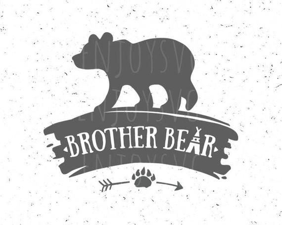 Brother Bear Logo - Brother Bear svg Brother Bear svg file bear cub svg Bear | Etsy