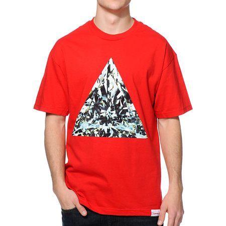 Finger Diamond Supply Co Logo - Diamond Supply Co. Trillian Red T-Shirt | Diamond supply co ...
