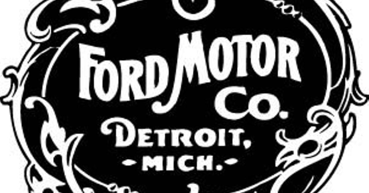 1903 Ford Logo - History Of The Ford Logo