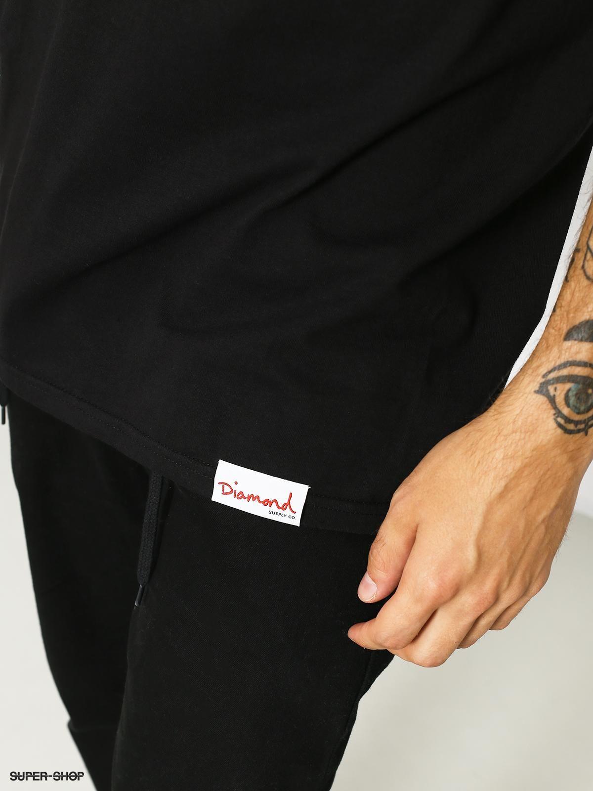 Finger Diamond Supply Co Logo - Diamond Supply Co. T-shirt Citrine Box Logo (black)