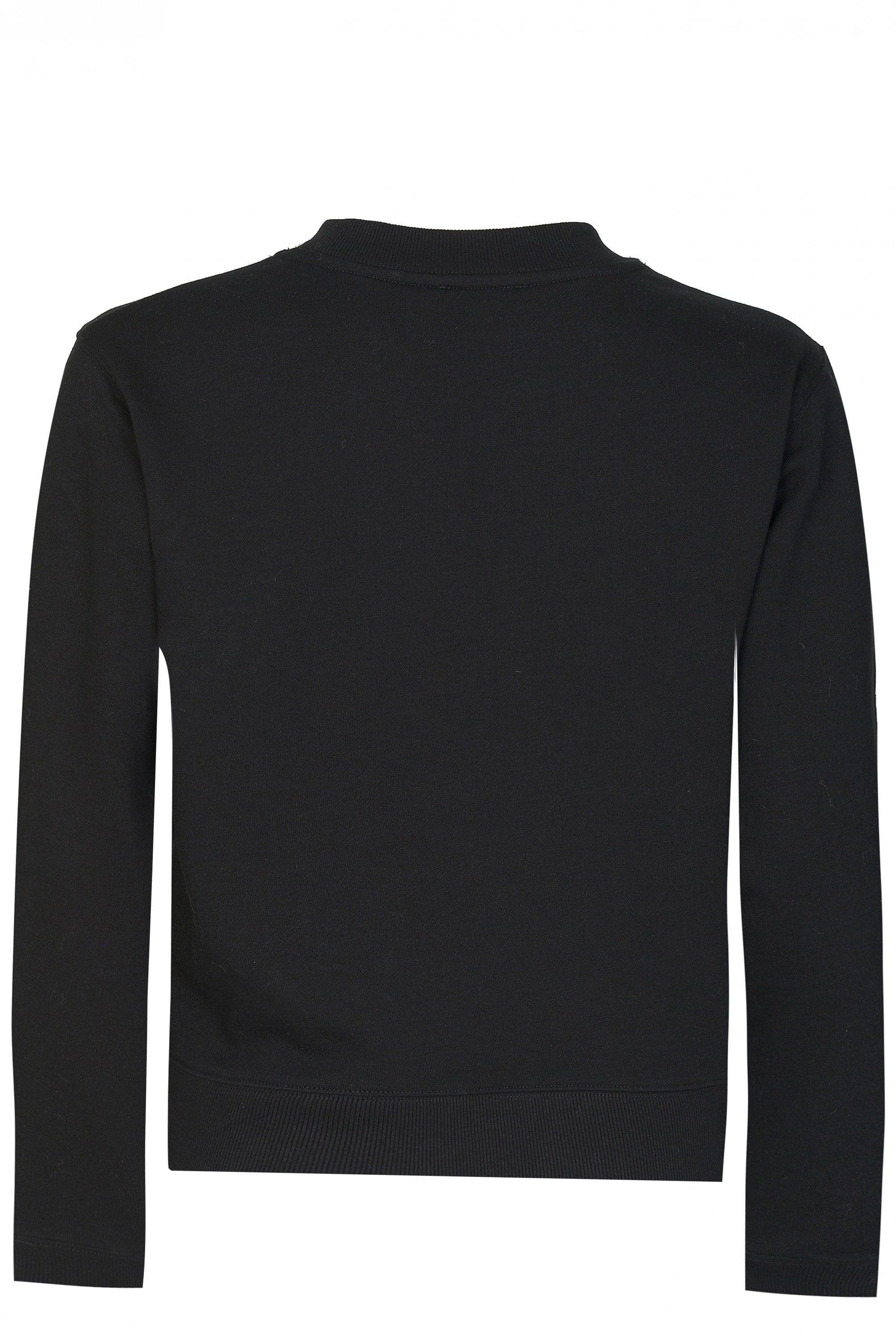 Black Ribbon Logo - Emporio Armani Ribbon Logo Sweatshirt in Black for Men