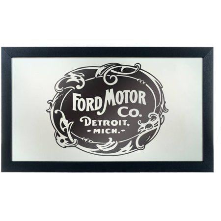 1903 Ford Logo - Ford Framed Logo Mirror, Vintage 1903 Ford Motor Co