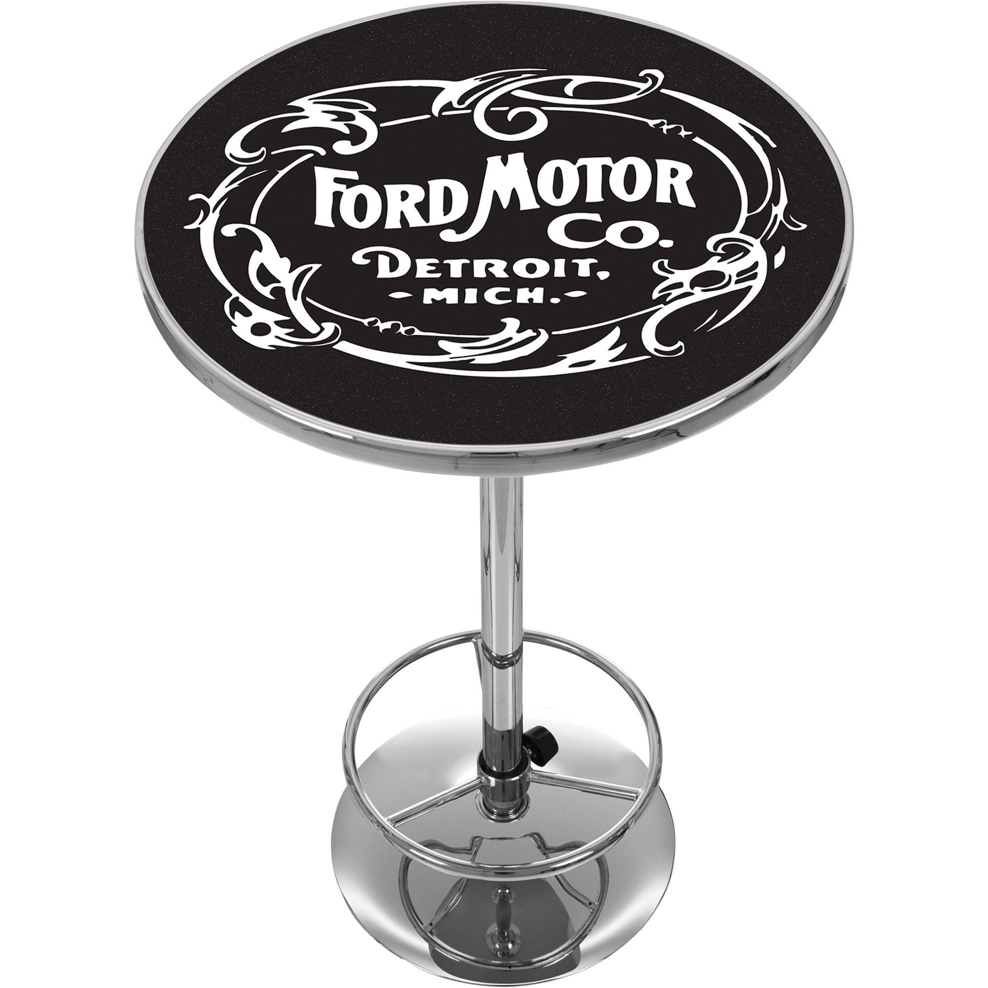 1903 Ford Logo - Vintage 1903 Ford Logo Bar Table