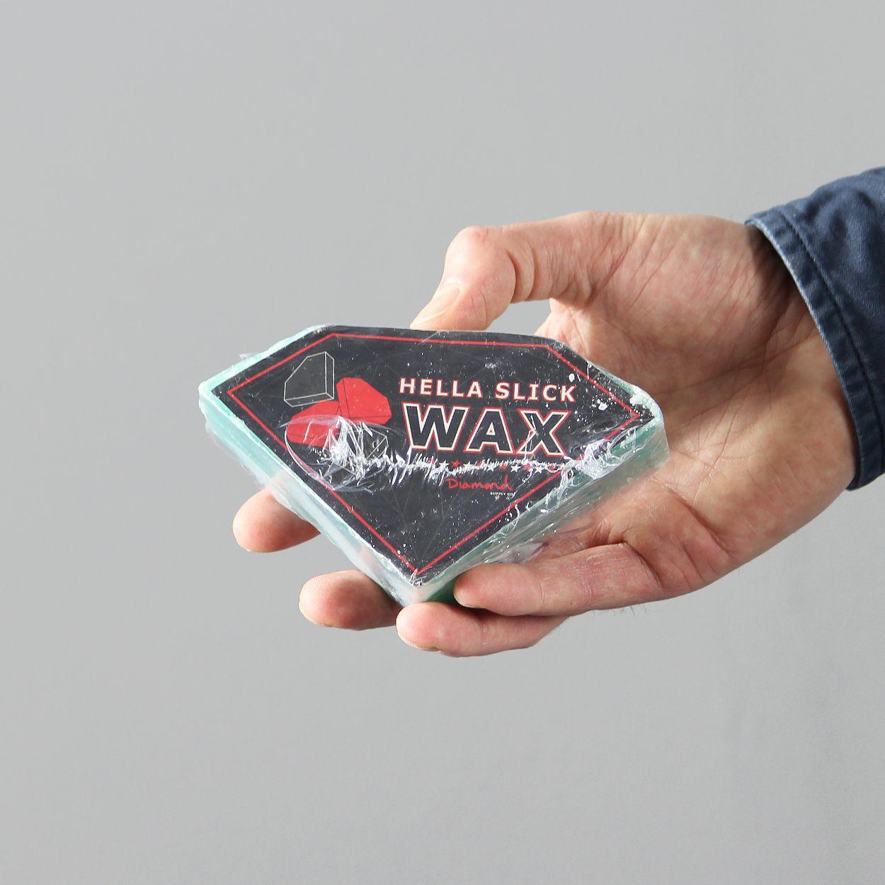 Finger Diamond Supply Co Logo - Diamond Supply Co. Skateboarding Hella Slick Rail Wax Blue £4.00