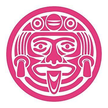 Ancient Sun Logo - Aztec Sun Symbol Vinyl Stickers Decals Aztec Ancient
