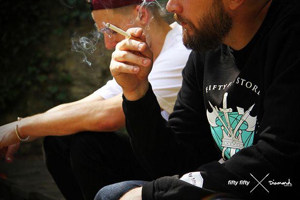 Finger Diamond Supply Co Logo - Fifty Fifty x Diamond Supply Co. | Mass Appeal