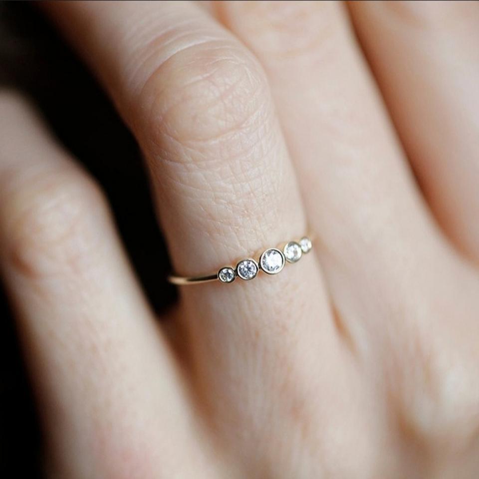 Finger Diamond Supply Co Logo - Diamond Supply Co. 14k White Gold 5 In Ring - Tradesy