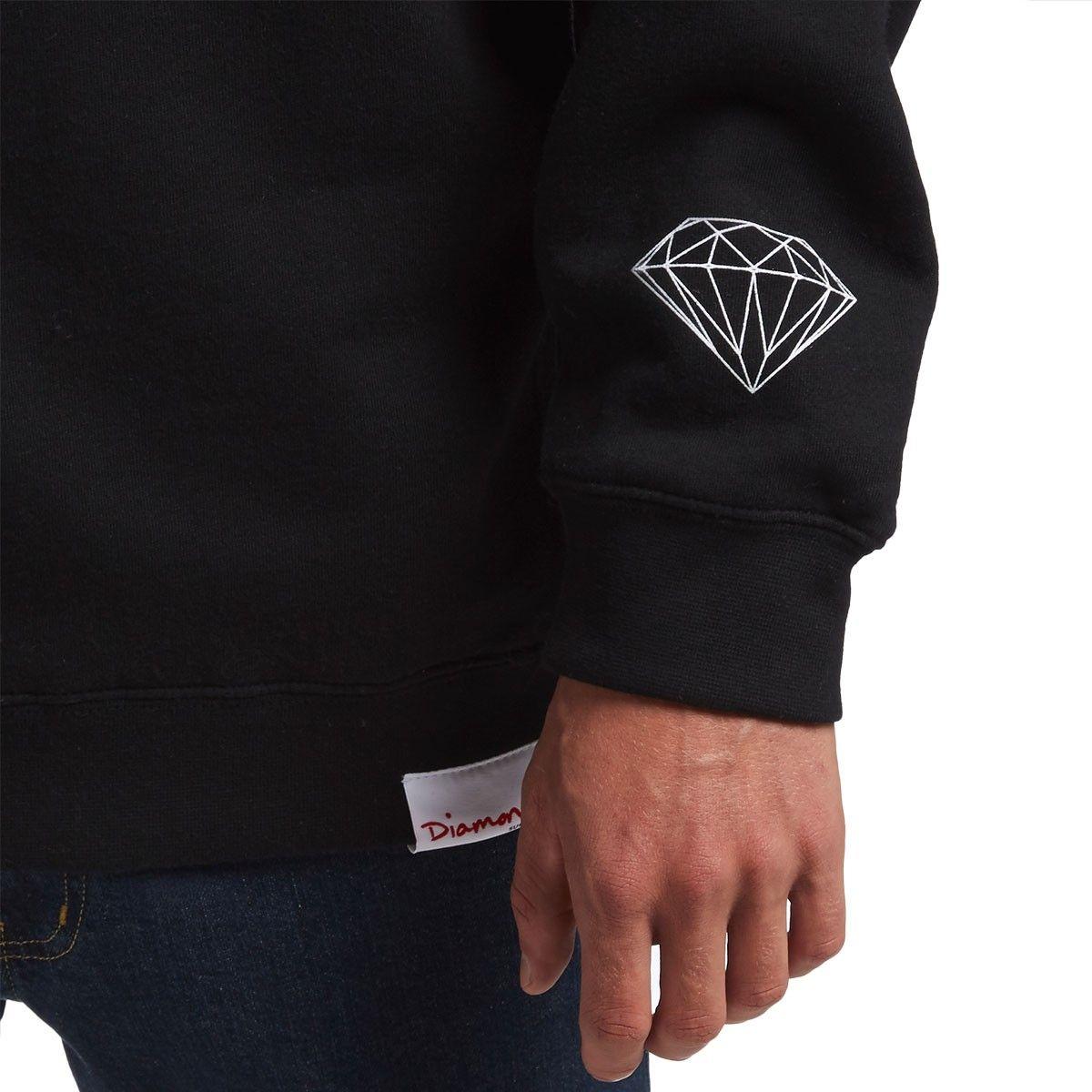 Finger Diamond Supply Co Logo - Diamond Supply Co. Mach 5 Crewneck Sweatshirt - Black