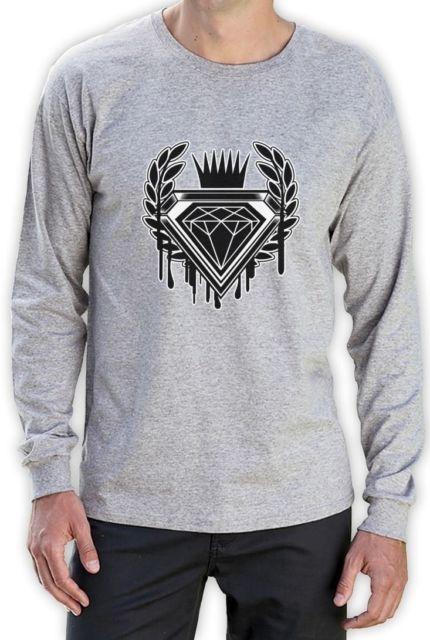 Swag Diamond Logo - Diamond Dripping Trill Flag Long Sleeve T-Shirt hip hop Swag Hype ...