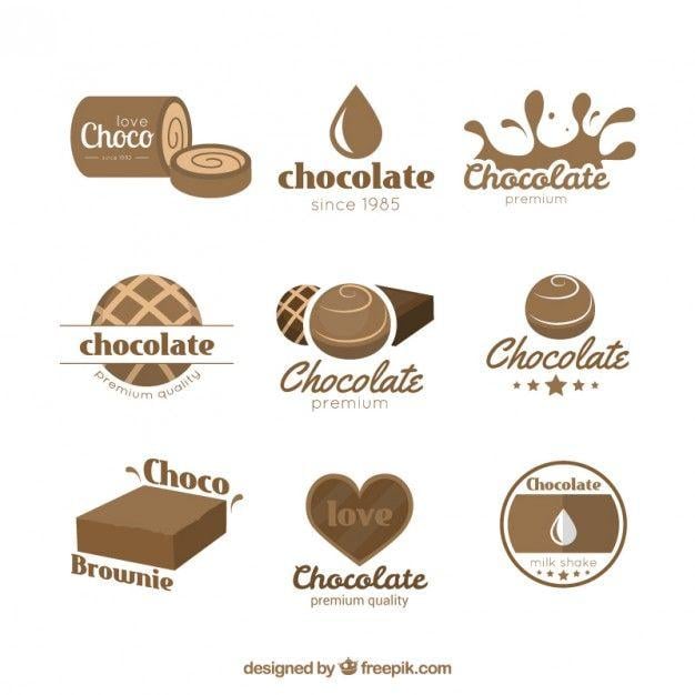 Chocolate Logo - Chocolate logos Vector