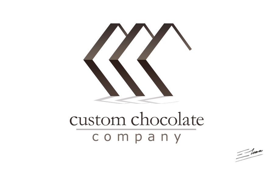 Chocolate Logo - Professional logo design for Custom Chocolate Company