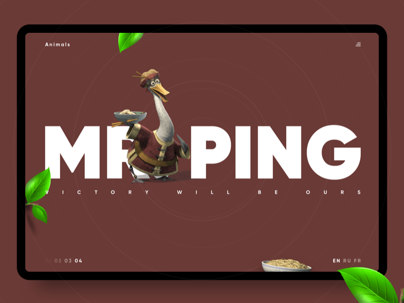 Mr. Ping Logo - Kung Fu Panda