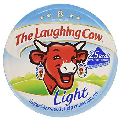 Cow Triangle Logo - The Laughing Cow Light Cheese Triangles, 140g: Amazon.co.uk: Grocery