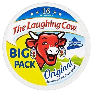 Cow Triangle Logo - The Laughing Cow Plain cheese Triangles, 280g: Amazon.co.uk: Grocery