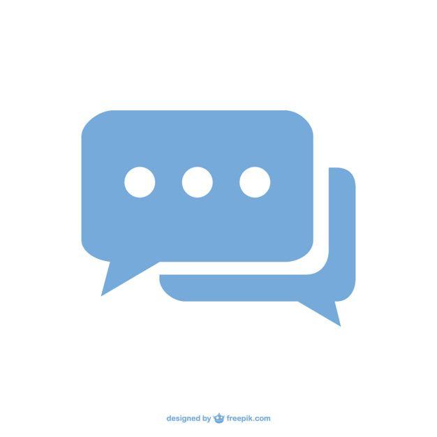 Text Bubble Logo - Chat speech bubble icon Vector | Free Download
