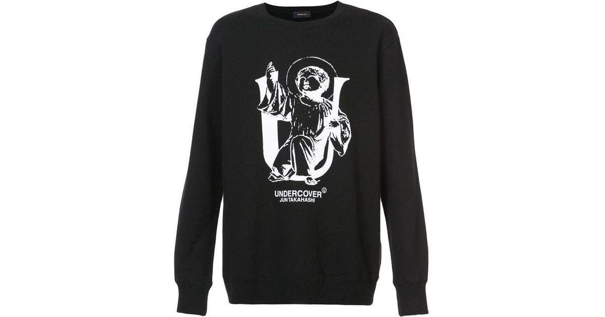 Undercover Clothing Logo - Undercover Logo Printed Sweatshirt in Black for Men - Lyst