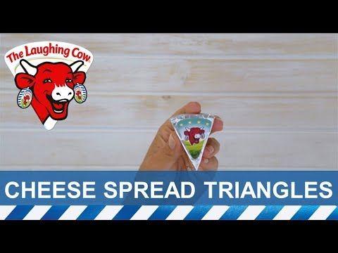 Cow Triangle Logo - Light Blue Cheese Spread Triangle | The Laughing Cow UK - YouTube