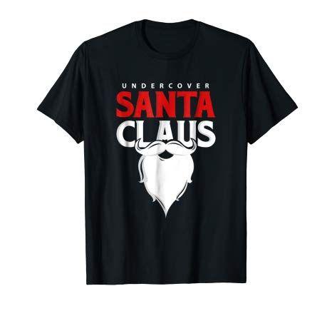 Undercover Clothing Logo - Amazon.com: Humorous Undercover Santa Claus T-Shirt: Clothing