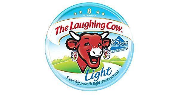 Cow Triangle Logo - The Laughing Cow Light Cheese 8 Triangles 140 G: Amazon.co.uk: Grocery