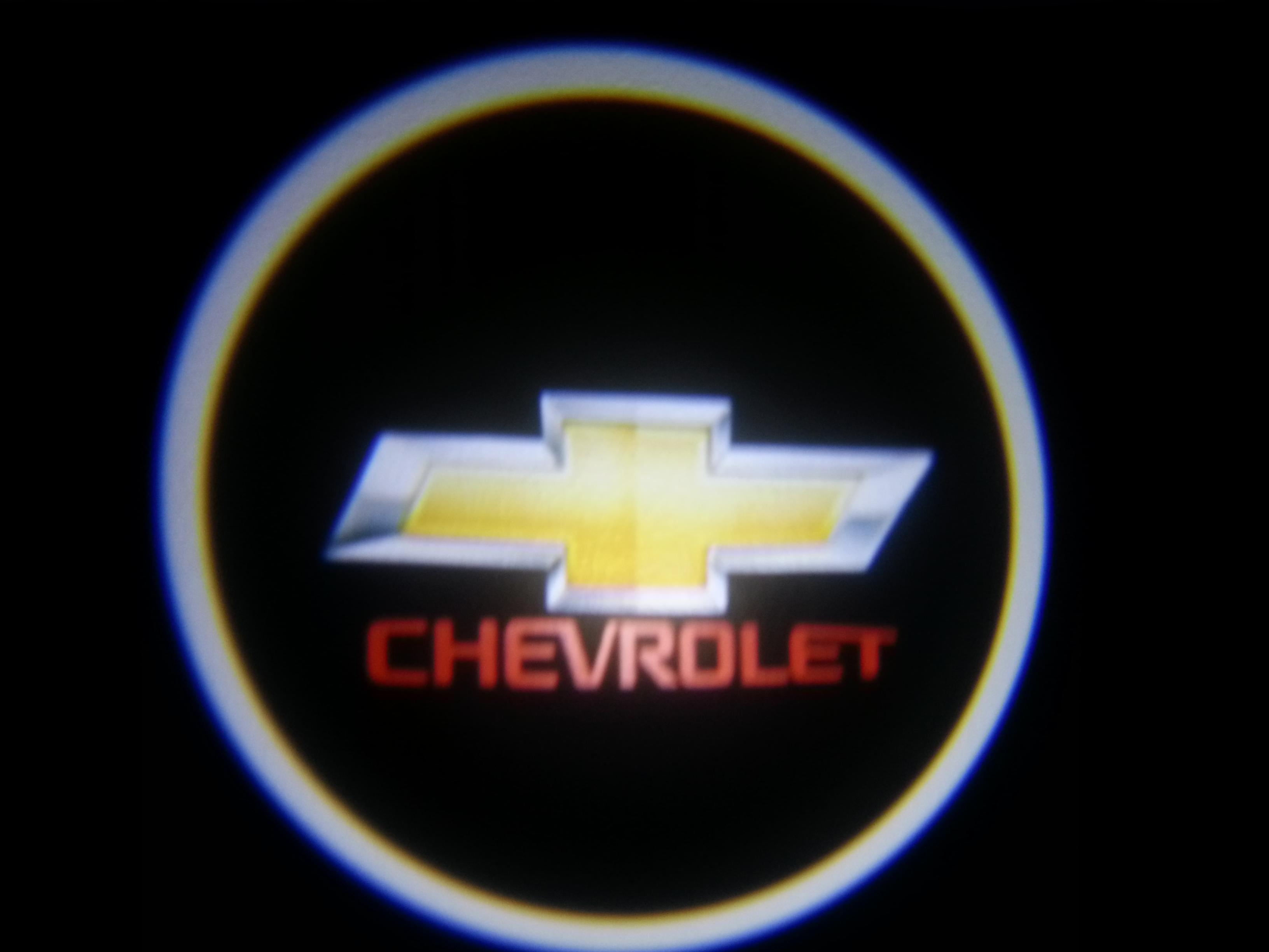 Red Chevy Logo - Midwest Street Ryders » Chevy red logo puddle ghost Lights -Wireless-