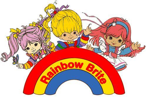 Rainbow Brite Logo - Rainbow Brite Classic Logo. I changed the old Logo to mirro