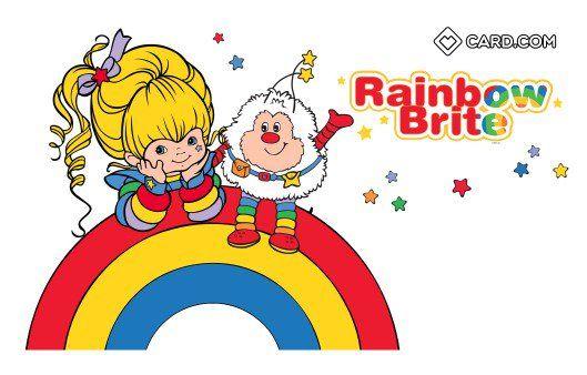 Rainbow Brite Logo - Rainbow Brite Design CARD.com Prepaid Visa® Card
