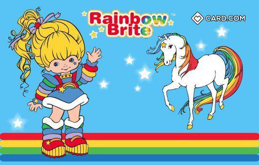 Rainbow Brite Logo - Rainbow Brite Design CARD.com Prepaid Visa® Card