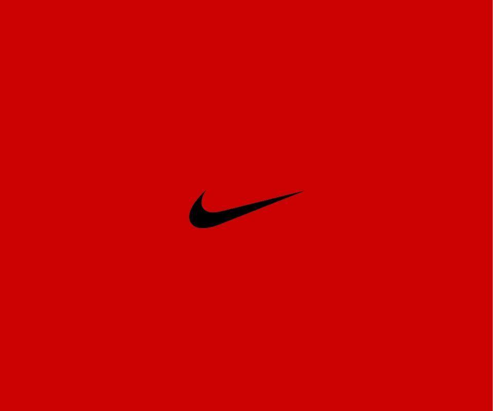 Red and Black Nike Logo - Red Nike Wallpaper