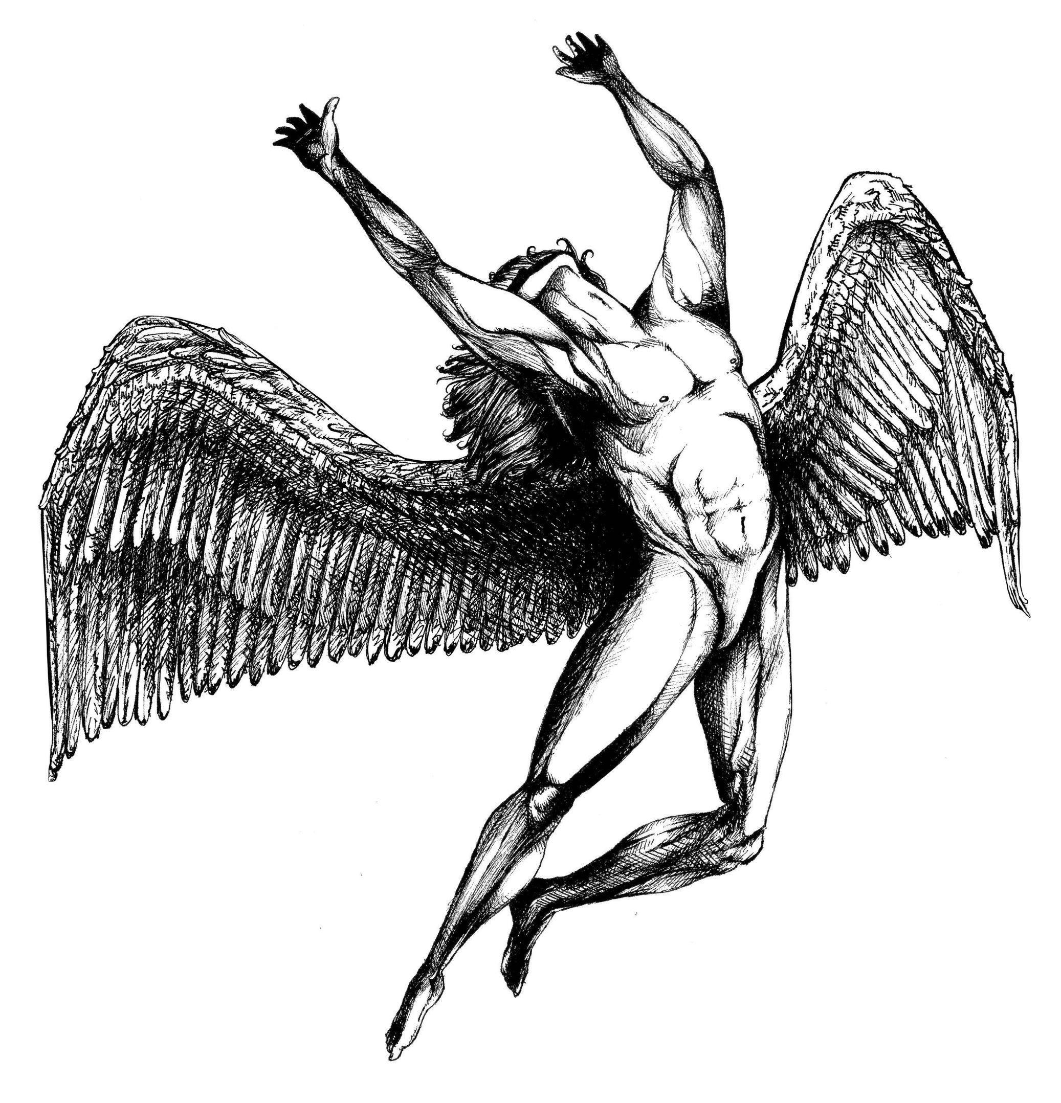 LED Zeppelin Angel Logo - IDAP of Icarus, based on Led Zeppelin's Swan Song logo. | omg | Led ...