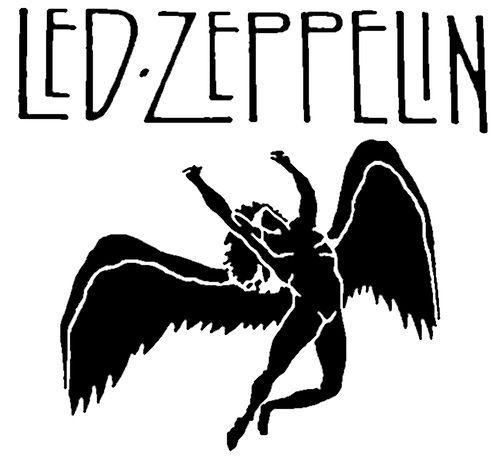 LED Zeppelin Angel Logo - Pin by manofwar on Band Logos | LED Zeppelin, Zeppelin, Music bands