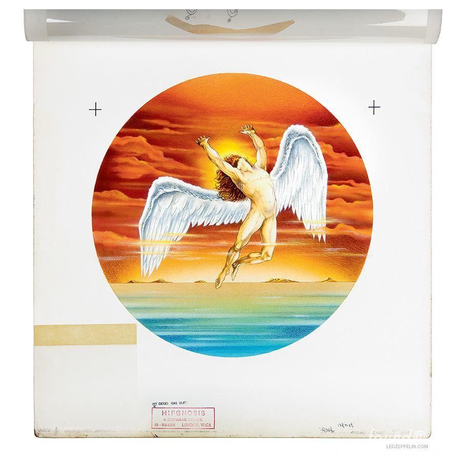 LED Zeppelin Angel Logo - The Led Zeppelin “Swan Song” Records Logo | FeelNumb.com