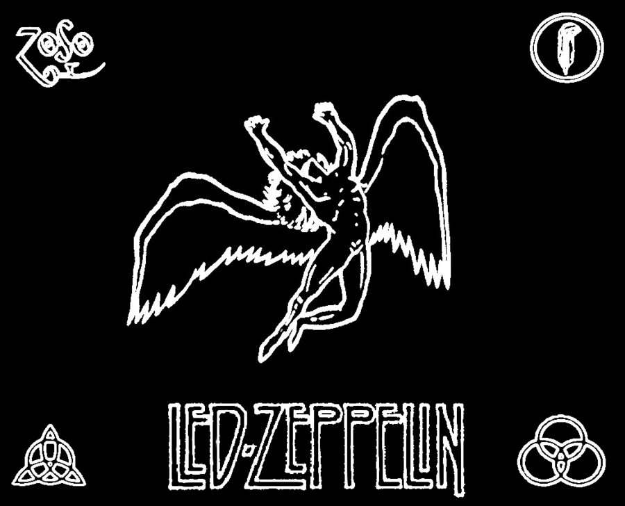 LED Zeppelin Angel Logo - Led Zeppelin: artist, band, biography, en, jimmy, led, music, page ...