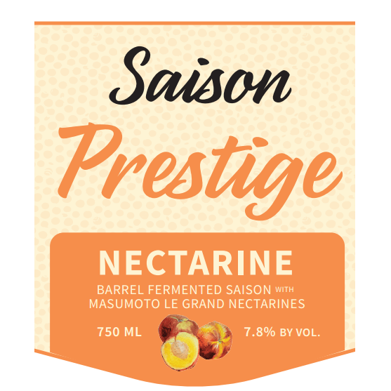 Necterine Food Logo - Saison Prestige Nectarine from Resident Brewing Company - Available ...