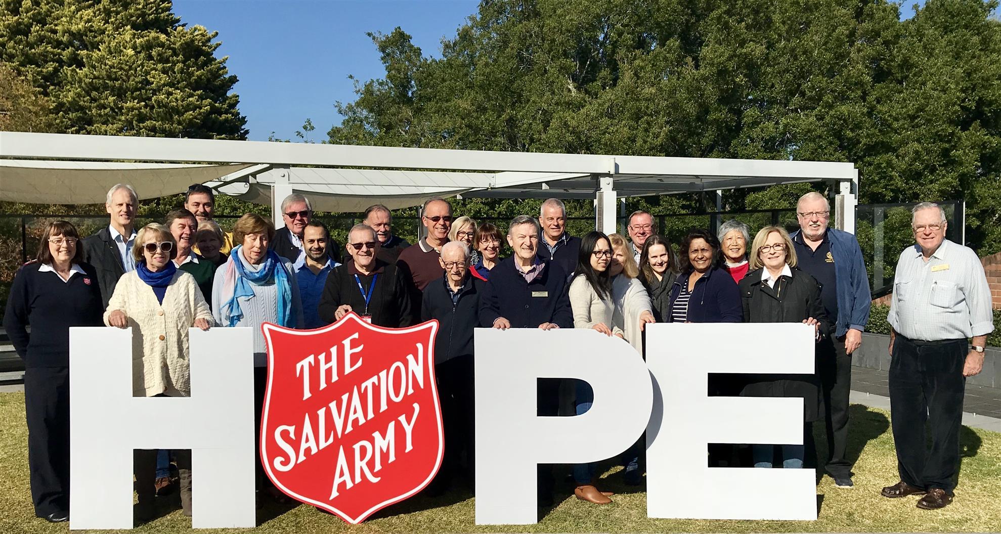 Tree with Red Shield Logo - Salvation Army Red Shield Appeal 2018 | Rotary Club of North Sydney