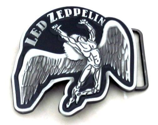 LED Zeppelin Angel Logo - Led Zeppelin Flying Angel Logo Belt Buckle - Belt Buckles - Dress ...