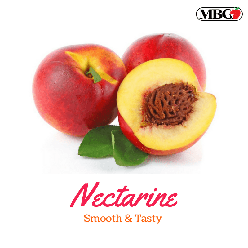 Necterine Food Logo - Nectarine, Smooth & Tasty – MBG Fruit Shop