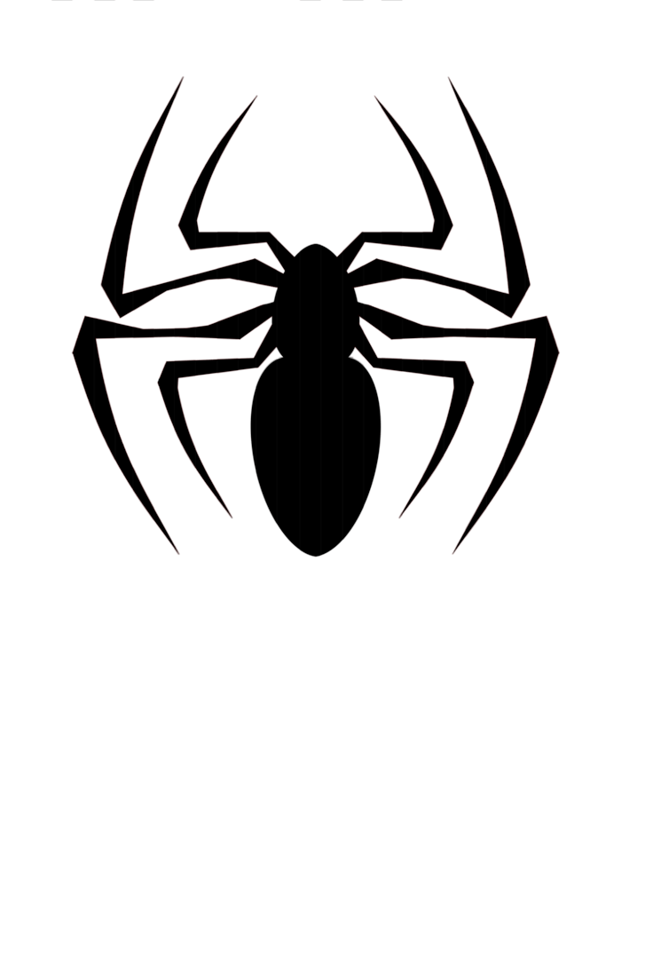 Black Spider Logo - Download Free png Black Spider Siluet Logo Png Image | DLPNG