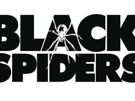 Black Spider Logo - Black Spiders - DOUBLE VEE CONCERTS