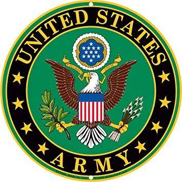 Army Bird Logo - Amazon.com: Army Military Logo Aluminum Metal Sign - US Service ...