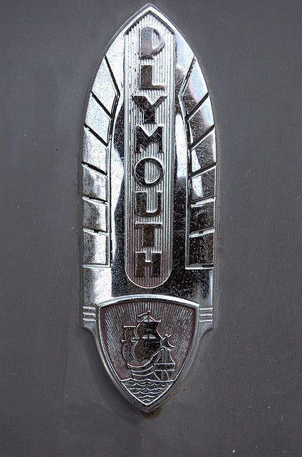 Plymouth Emblems Logo - Plymouth. Automobile Name Plates, Hood Ornaments and Badges