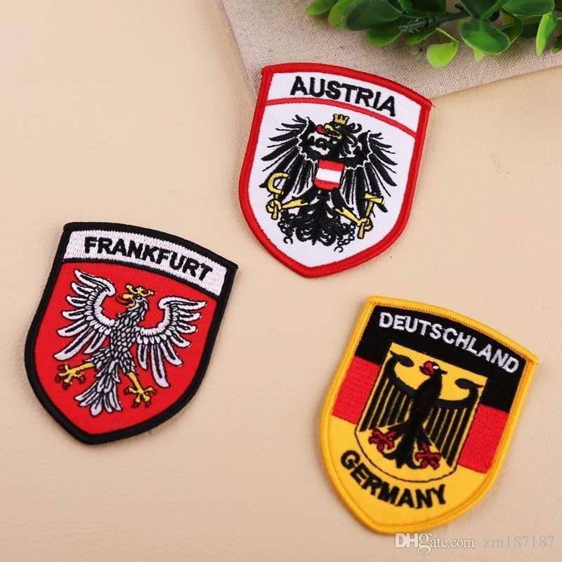 Army Bird Logo - 2019 Bird Logo Patches Embroidered Iron On Patches For Clothes Army ...