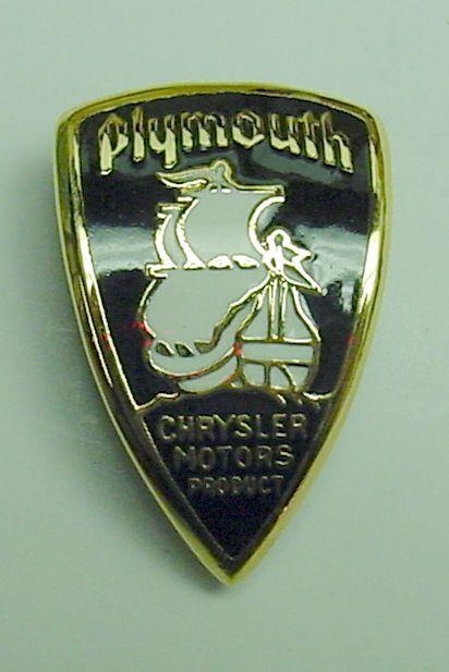 Plymouth Emblems Logo - 1930-1939 enamel emblems