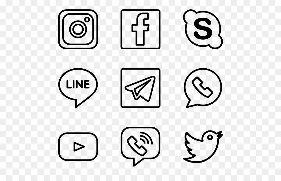 White Social Logo - Social media Logo Computer Icons - Social png download - 600*564 ...