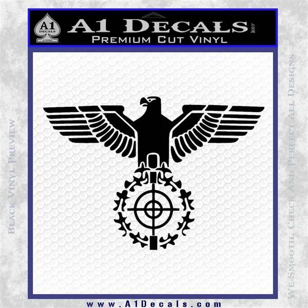 Army Bird Logo - Sniper Eagle WW2 German Germany Army Decal Sticker » A1 Decals