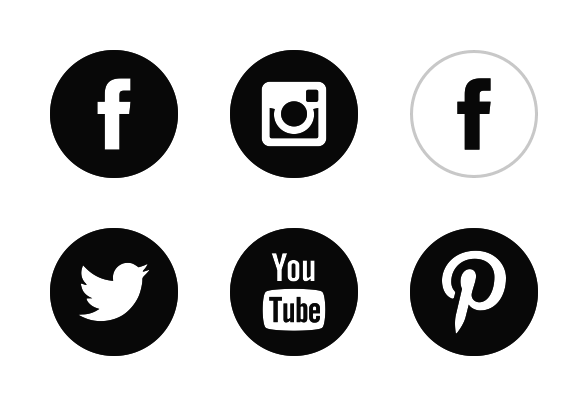 White Social Logo - LogoDix